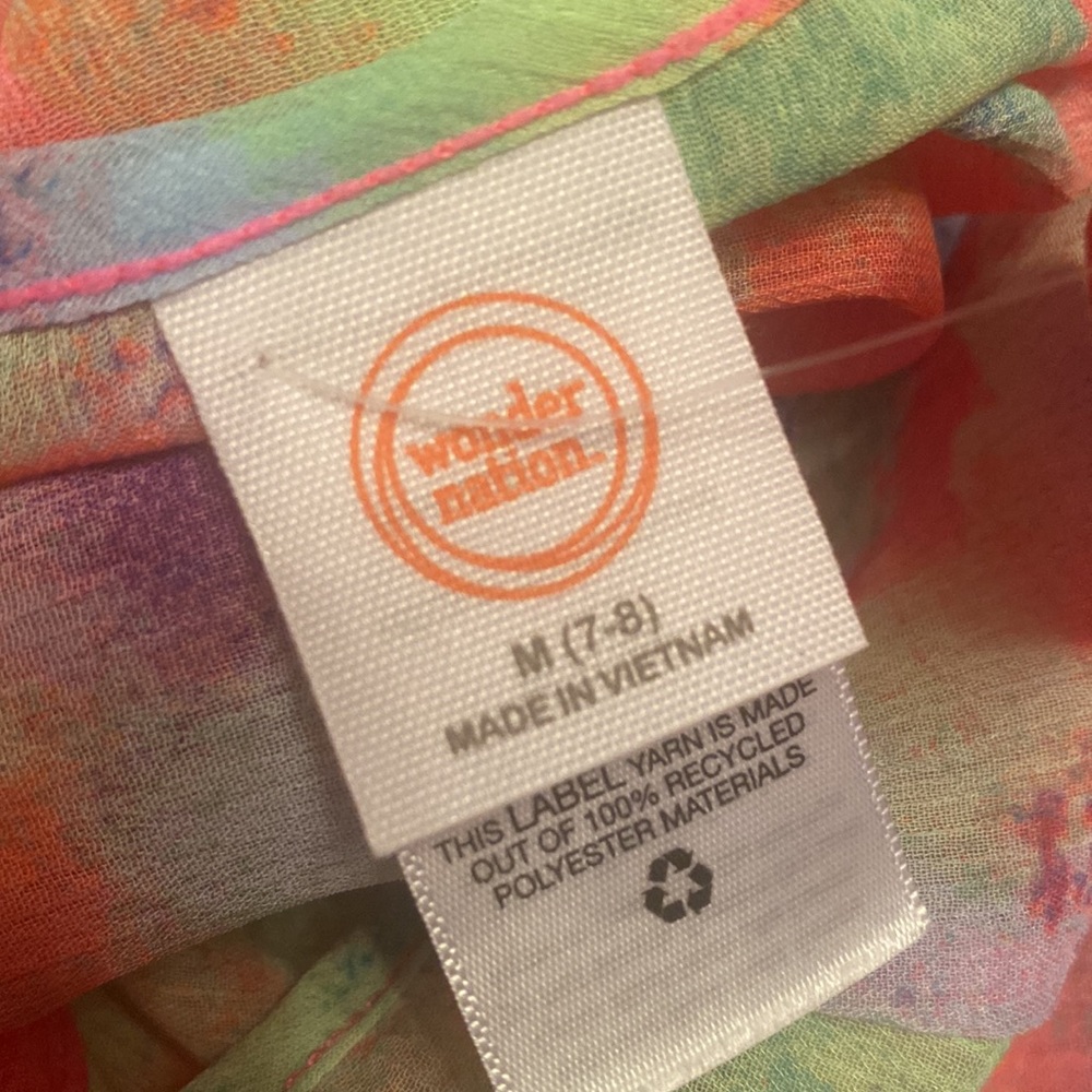 Multicolored SprayPaint Pattern Tank Top - Picture 8 of 8